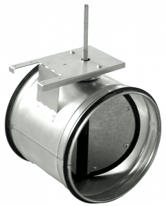 Воздушные клапаны для круглых воздуховодов с площадкой под привод SKG 630